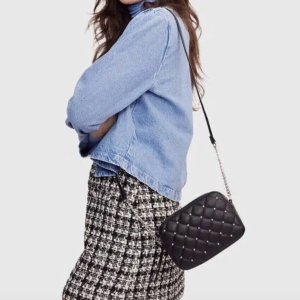 Rebecca Minkoff | Quilted Studded Crossbody Bag - Picture 5 of 14